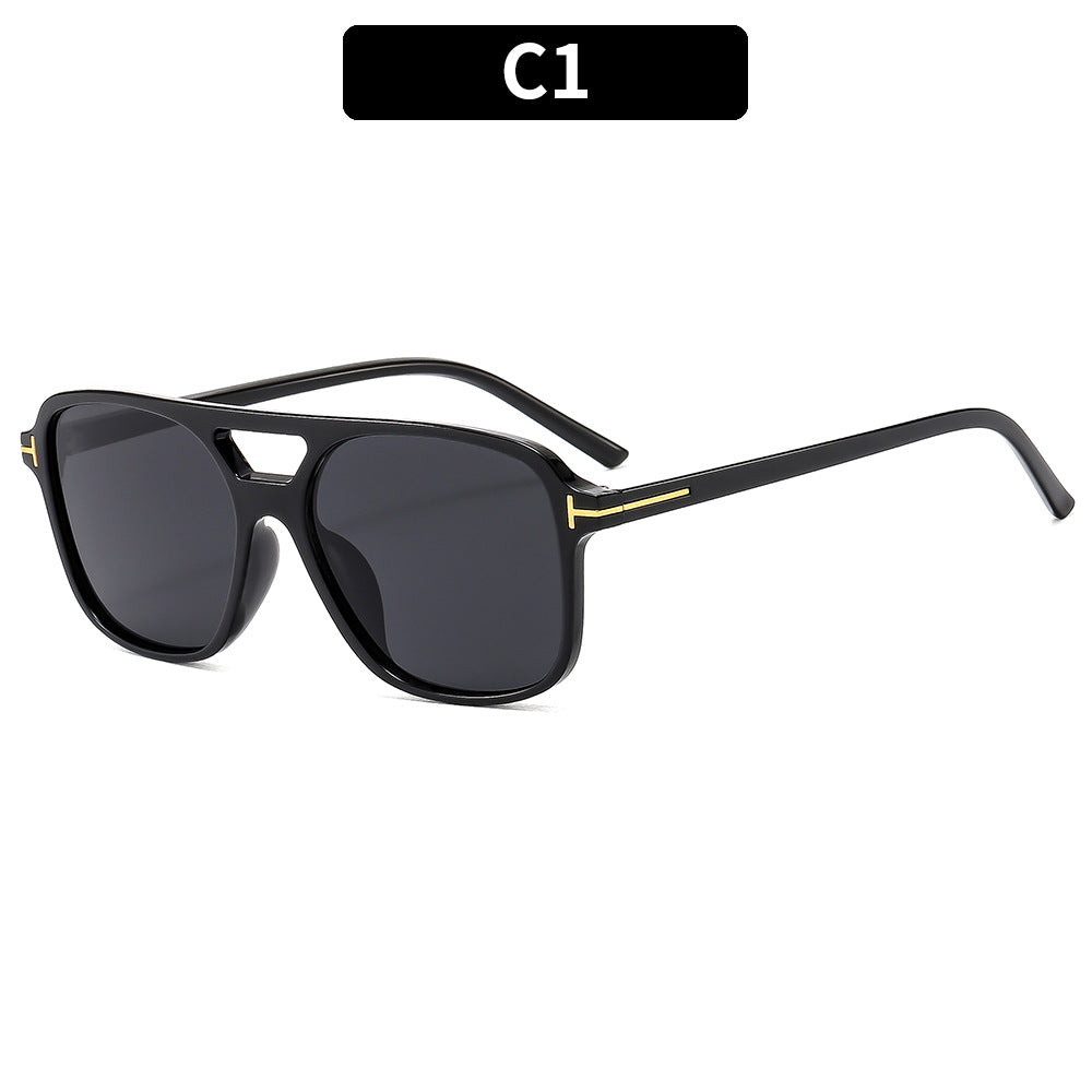 Retro Aviator Style PC Frame UV400 Sunglasses