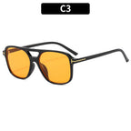 Retro Aviator Style PC Frame UV400 Sunglasses