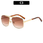 Retro Pilot Style Metal Frame UV400 Sunglasses
