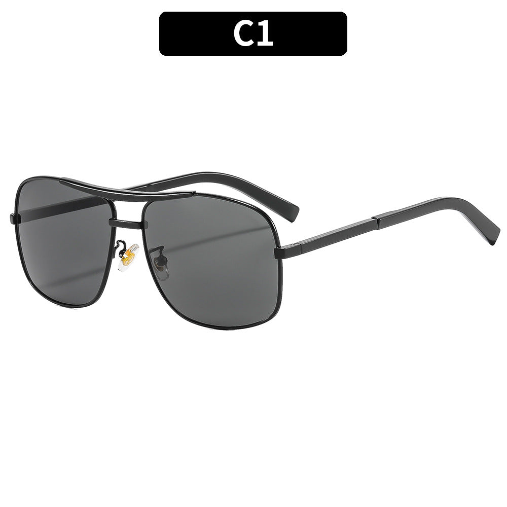 Retro Pilot Style Metal Frame UV400 Sunglasses