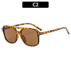 Retro Aviator Style PC Frame UV400 Sunglasses