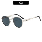 Classic Round Metal Frame UV400 Sunglasses
